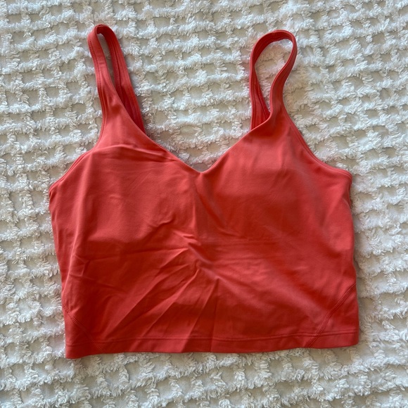 Lululemon raspberry cream align tank size 10 - Picture 2 of 4